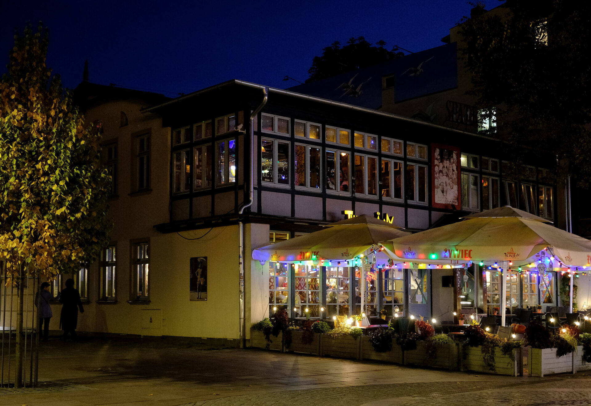 Klub Spatif. Sopot, ul. Bohaterów Monte Cassino, październik 2025 r.