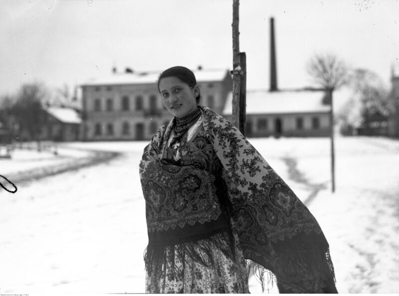 Kobieta z Wilamowic, marzec 1935 r.