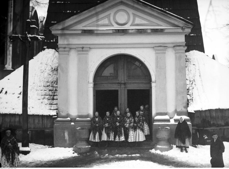 Kobiety z Wilamowic, marzec 1935 r.