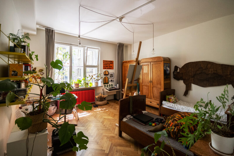 Wnętrze mieszkania w kamienicy przy ul. Pawlikowskiego 16 w Krakowie, 2024 r.