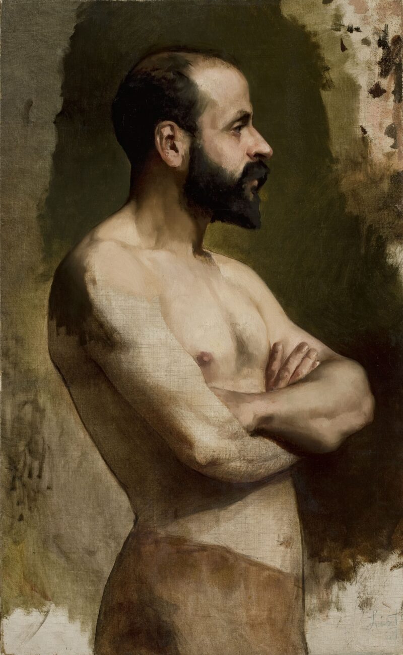 Anna Bilińska-Bohdanowiczowa &bdquo;P&oacute;łakt męski&rdquo;&ndash; ok. 1885 r.