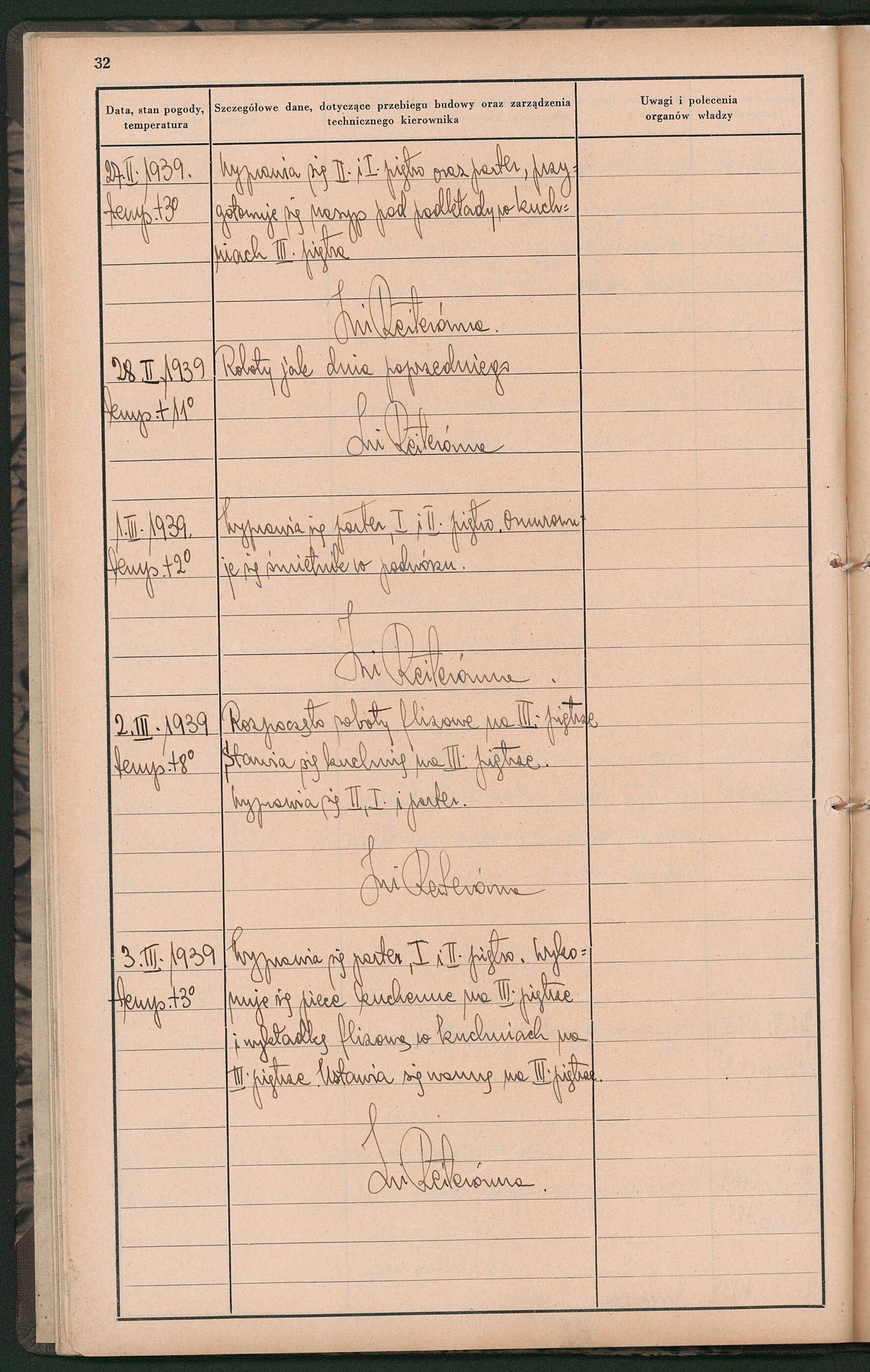 Dziennik budowy kamienicy przy ul. Pawlikowskiego 16 w Krakowie