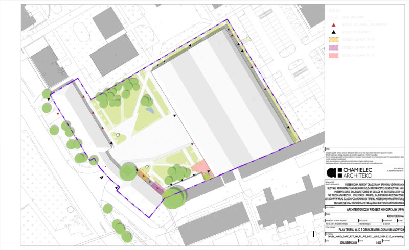 WKO-KOLOR 2D Projekt koncepcyjny przyszłej siedziby BWA we Wrocławiu autorstwa pracownie Chamielec Architekci