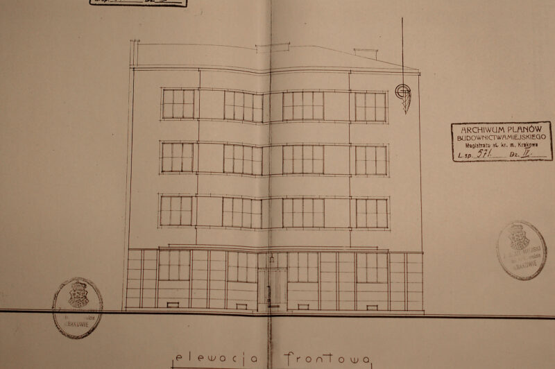 Plany kamienicy przy ul. Pawlikowskiego 16 w Krakowie Fot. Muzeum Narodowe w Krakowie