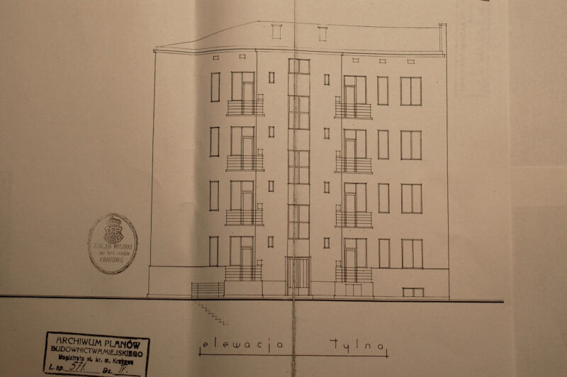 Plany kamienicy przy ul. Pawlikowskiego 16 w Krakowie Fot. Muzeum Narodowe w Krakowie