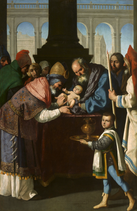 5.La Circoncision Francisco de Zurbarán, „Obrzezanie” (Musée de Grenoble).