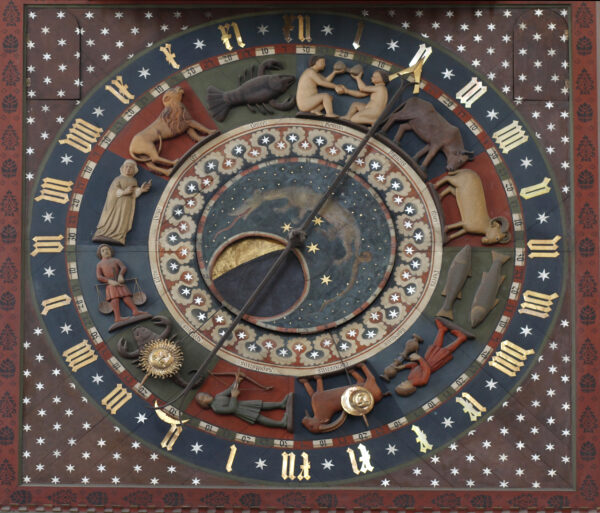 Zegar w Bazylice Mariackiej w Gdańsku