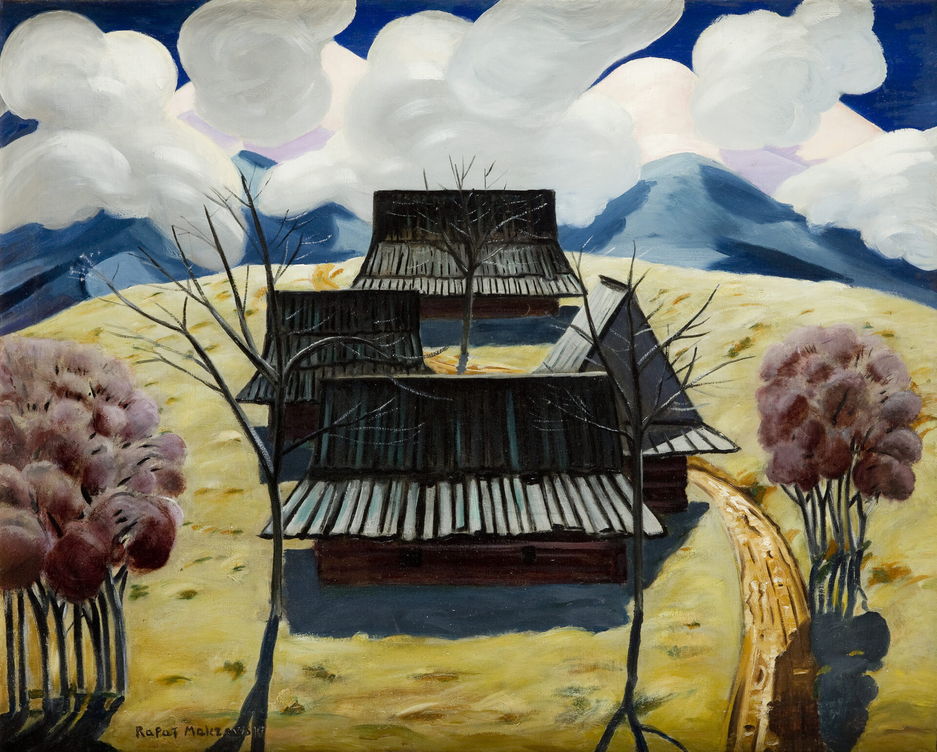 Rafał Malczewski, „W Zakopanem”, lata 20.-30. XX w. r. olej, płótno, 80 x 100 cm