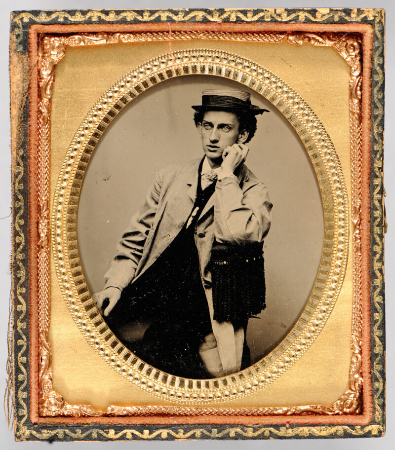 Autor nieznany, portret mężczyzny, ok. 1900&ndash;1915, ze zbior&oacute;w MuFo