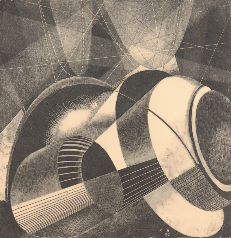 Karol Hiller, &bdquo;Kompozycja heliograficzna XLIII&rdquo;, 1939, ze zbior&oacute;w MuFo