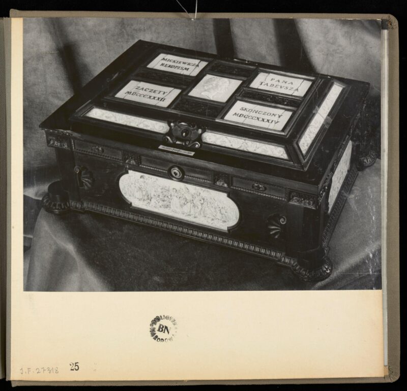 Zakład Narodowy im. Ossolińskich, rękopis &bdquo;Pana Tadeusza&rdquo;, 1947 r. Fot. Biblioteka Narodowa Polona