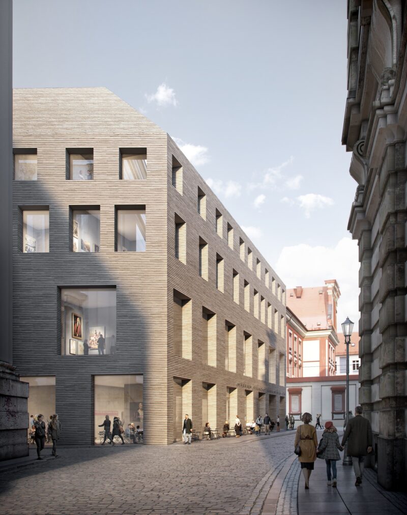 Wizualizacja nowego gmachu Muzeum Książąt Lubomirskich we Wrocławiu