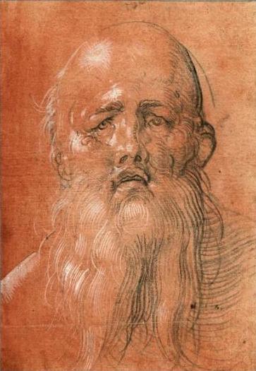 Albrecht D&uuml;rer &bdquo;Głowa brodatego starca&rdquo;, 1510 r.
