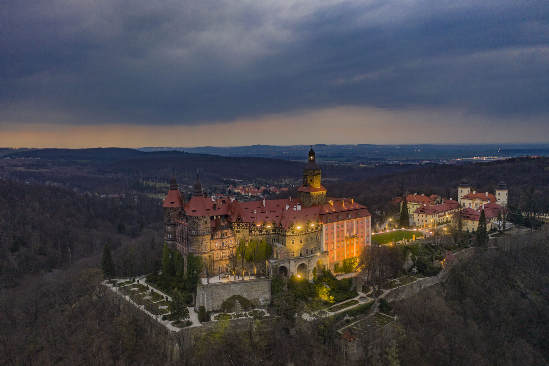 Zamek Książ. Wałbrzych, 2021 r.