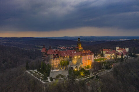 Zamek Książ. Wałbrzych, 2021 r.