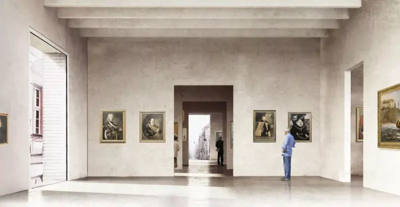 Wizualizacja nowego gmachu Muzeum Książąt Lubomirskich we Wrocławiu