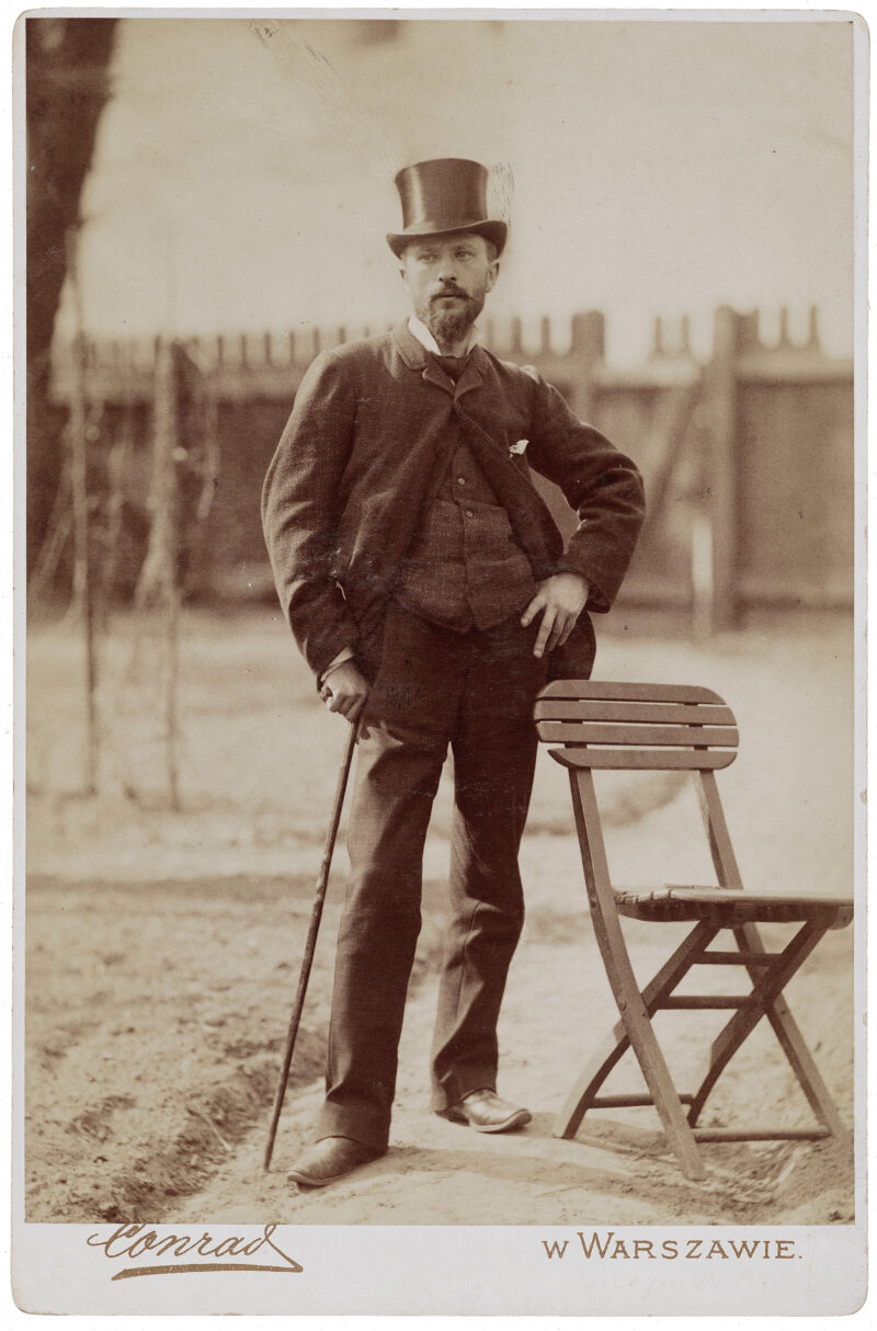 Portret Aleksandra Gierymskiego (1850-1901), malarza___OBRzmniejsz Aleksander Gierymski, ok. 1881 r.