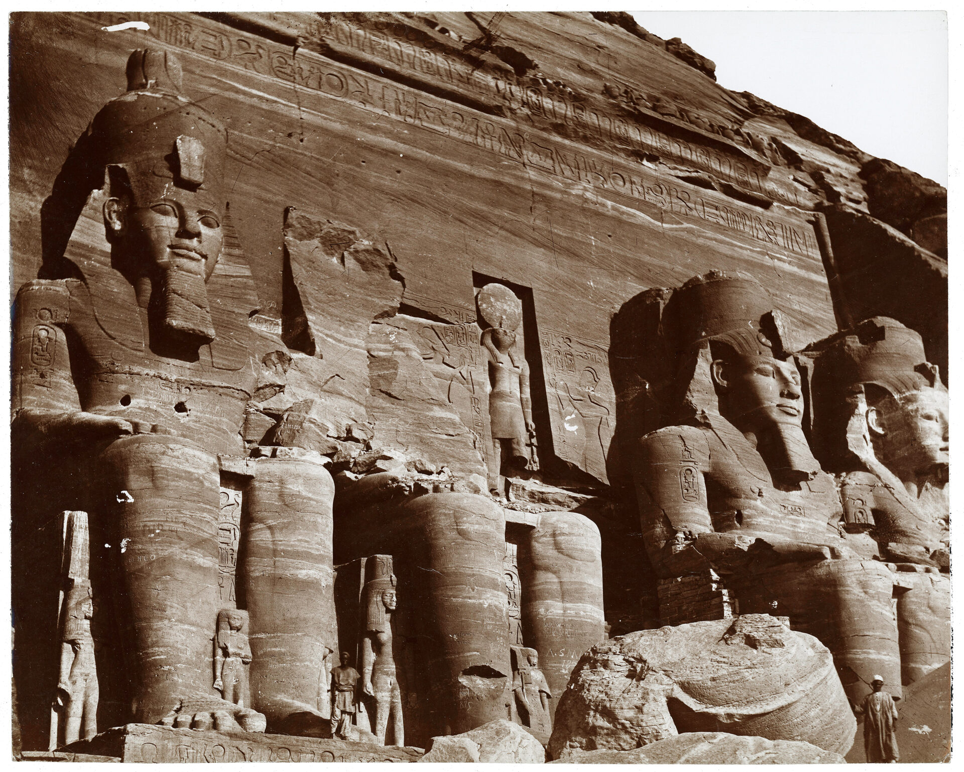 Abu Simbel, koniec XIX w.