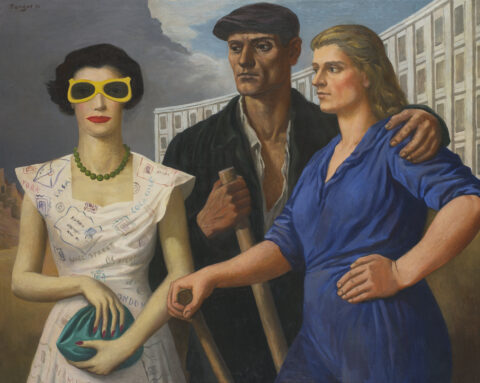 Wojciech Fangor „Postaci”, 1950 r.