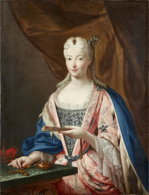 William Mosman, wg Francesca Trevisaniego (1719), &bdquo;Portret Marii Klementyny Sobieskiej&rdquo;, 1733 r.