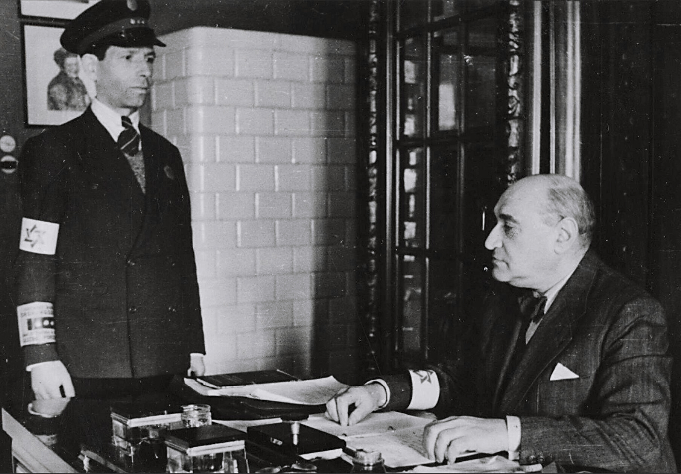 Adam Czerniak&oacute;w jakop Prezes Rady Żydowskiej w Gettcie. Warszawa, ok. 1940-1941 r.