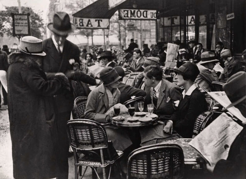 Le-Dome-en-1928__OBR Kawiarnia Le Dôme. Paryż, lata 20. XX w.