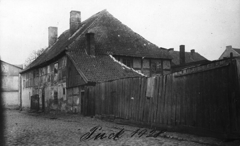 Stara zabudowa kaszubska. Puck, lipiec 1928 r.