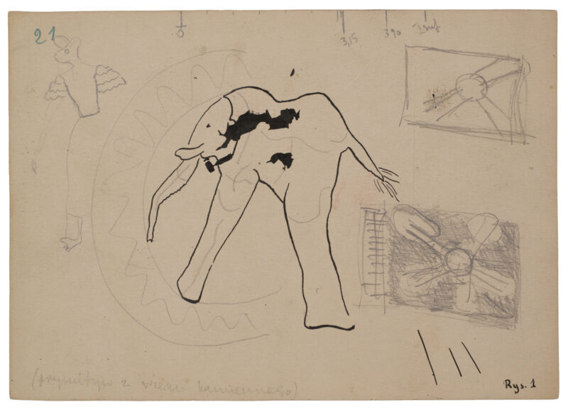 Władysław Strzemiński &bdquo;Rysunki do Teorii Widzenia&rdquo;, 1947-1951 r.