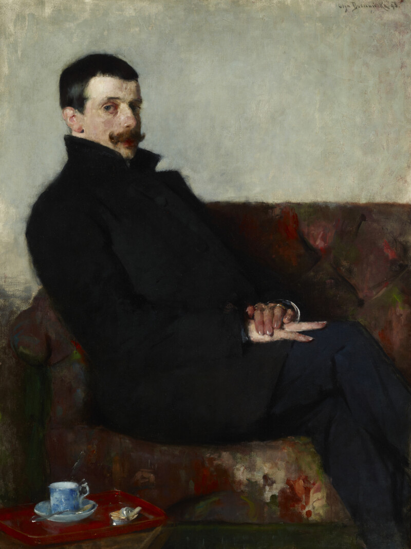 Olga Boznańska &bdquo;Portret Paula Nauena&rdquo;, 1893 r.