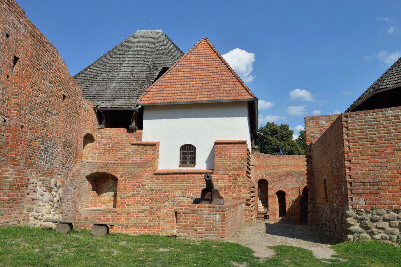 Zamek w Międzyrzeczu, sierpień 2015 r.