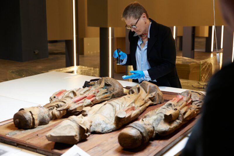 Przygotowania do wystawy &bdquo;Gotyk w Karpatach&rdquo; w Muzeum Narodowym w Krakowie