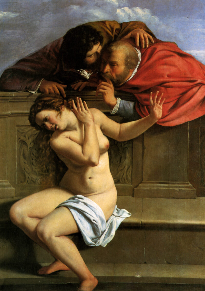 Artemisia Gentileschi, &bdquo;Zuzanna i starc&oacute;y&rdquo;, 1610 r.