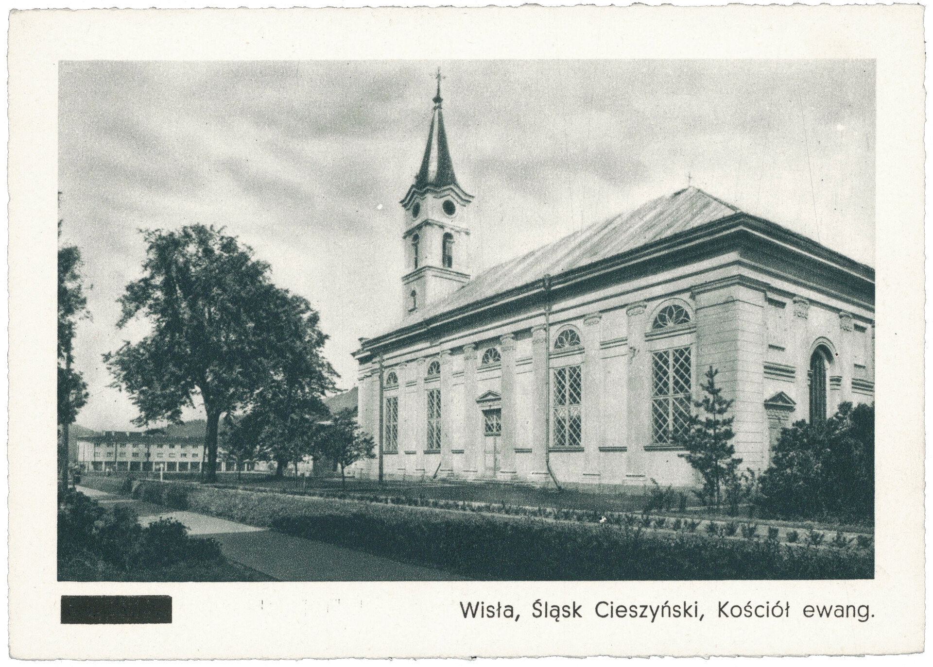 Kości&oacute;ł ewangelicki w Wiśle, ok 1939 r.