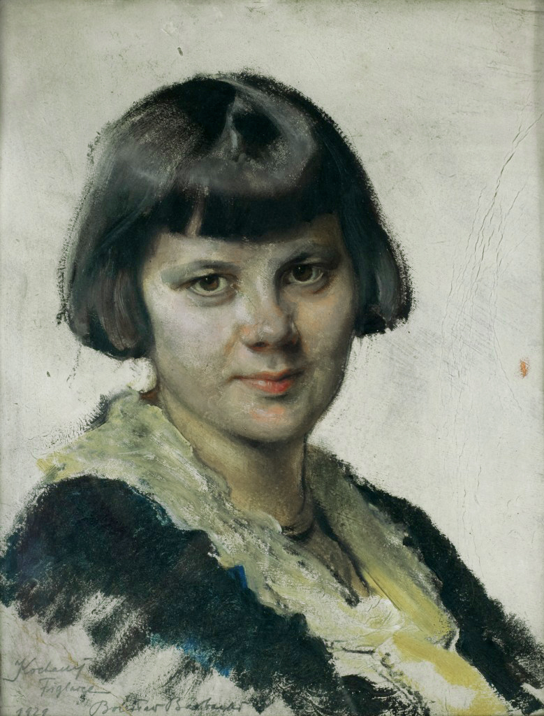 107_16__OBR Bolesław Barbacki, „Kochanej Figlarce (Portret dziewczynki)”, 1929 r.