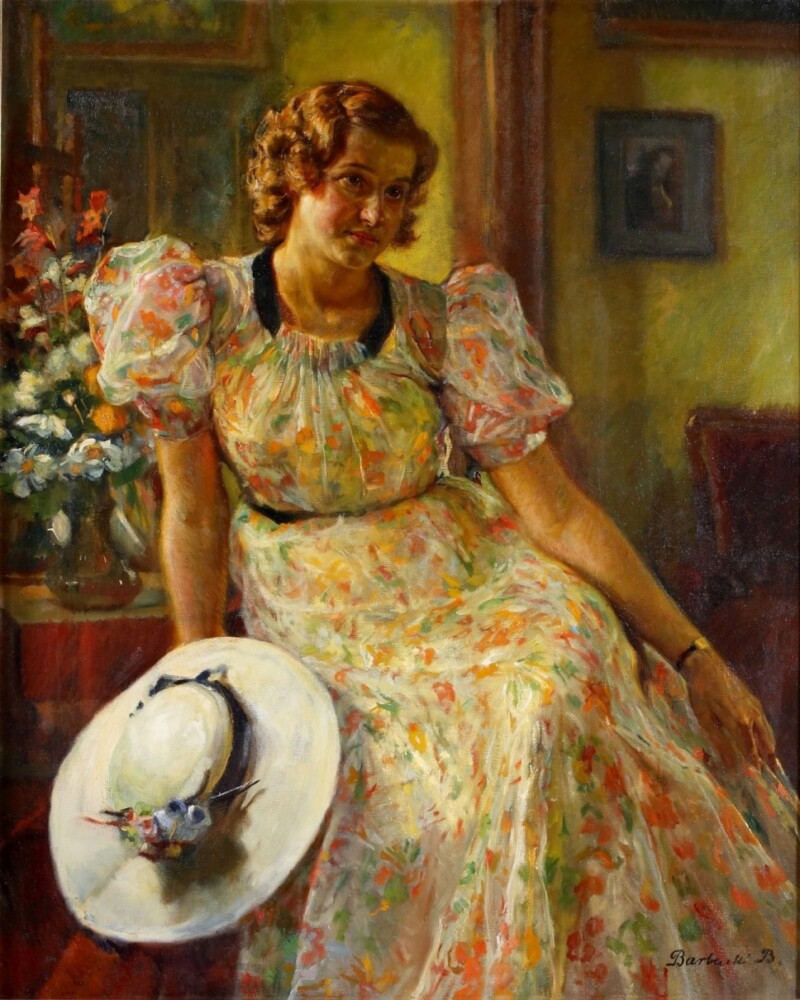 Bolesław_Barbacki_-_Portret_Miry_Łachówny_1938 Bolesław Barbacki, portret Miry Łachówny, 1938 r.