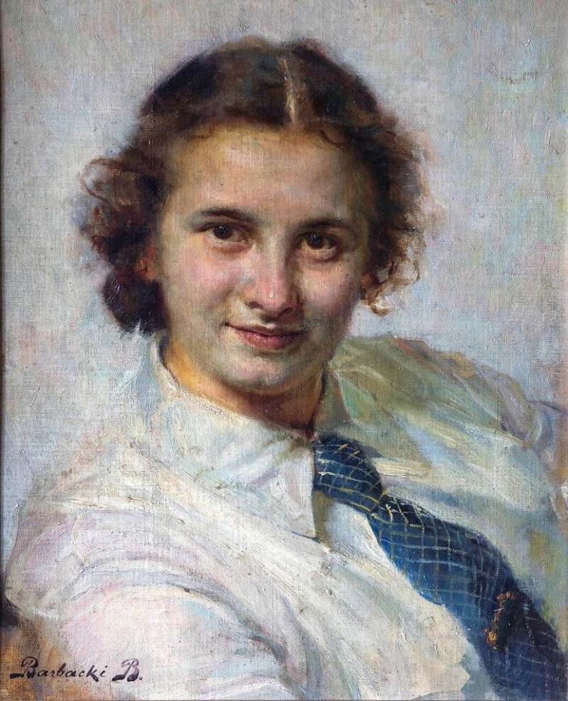 Bolesław Barbacki - Wanda Barbacka Bolesław Barbacki, portret Wandy Barbackiej