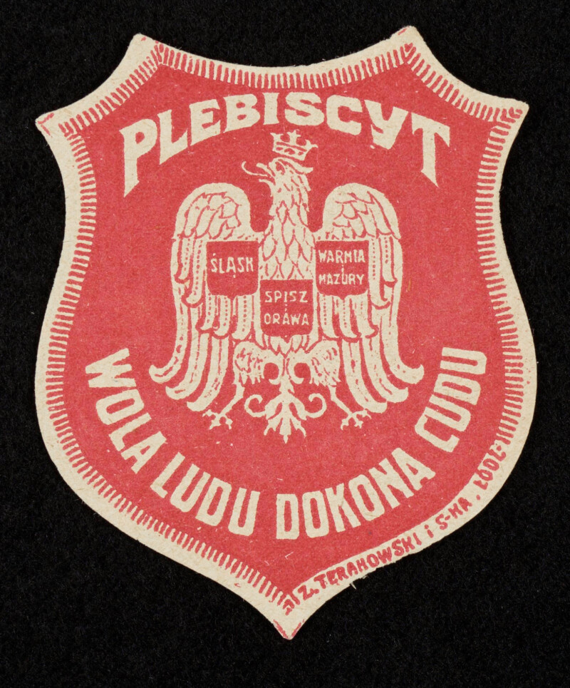 Plebiscyt _ wola ludu dokona cudu _ Śląsk, Spisz, Orawa, Warmia, Ma...OBR „Wola ludu dokona cudu”, druk ulotny, 1920 r.