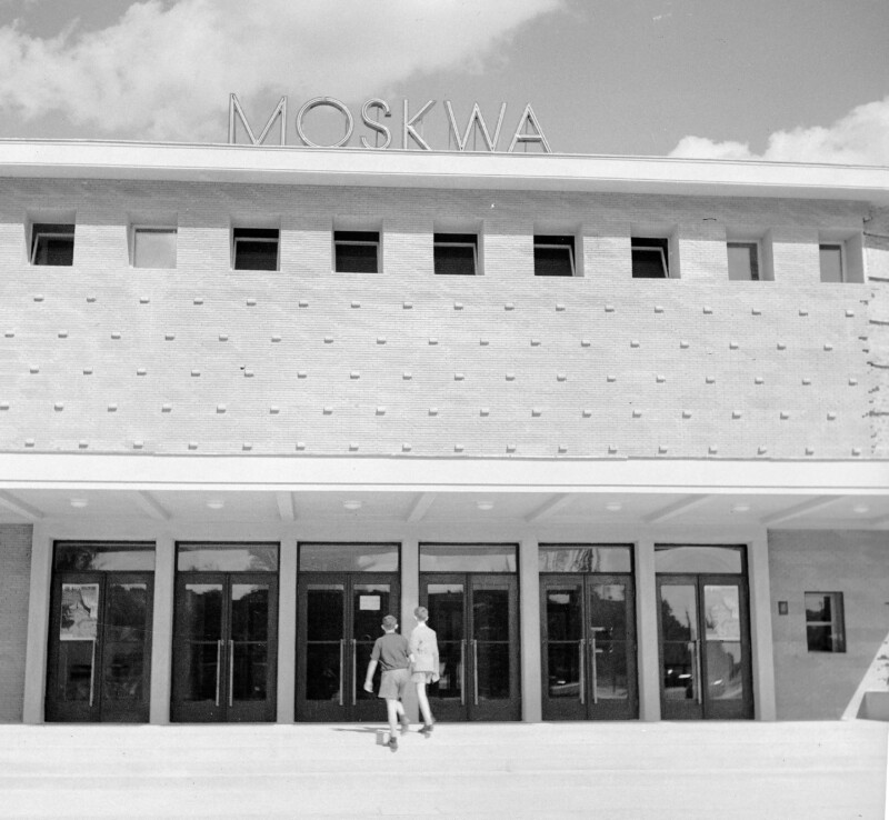 Kino Moskwa. Warszawa, 1950 r.
