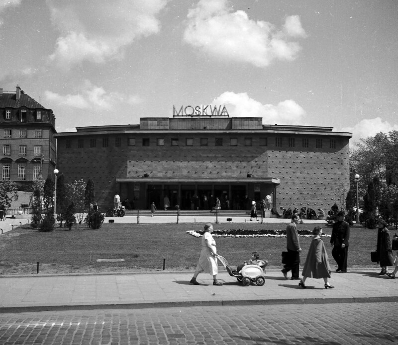 Kino Moskwa. Warszawa, 1955 r.