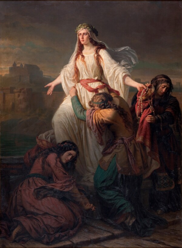 Maksymilian Piotrowski, &bdquo;Śmierć Wandy&rdquo;, 1859 r.