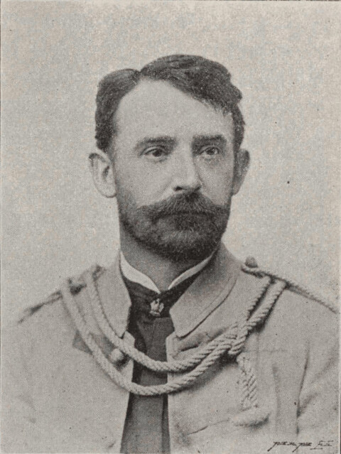 Portret Teodora Talowskiego opublikowany w &bdquo;Pamiętniku Sokoła krakowskiego 1885&ndash;1896&rdquo;, Towarzystwo Gimnastyczne &bdquo;Sok&oacute;ł&rdquo;, Krak&oacute;w 1896 r.