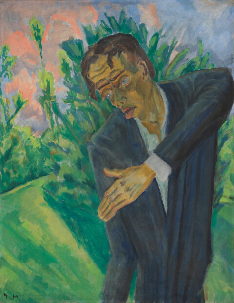 Erich Heckel, &bdquo;Roquirol&rdquo;, tempera, 1917 r. Br&uuml;cke-Museum, Berlin