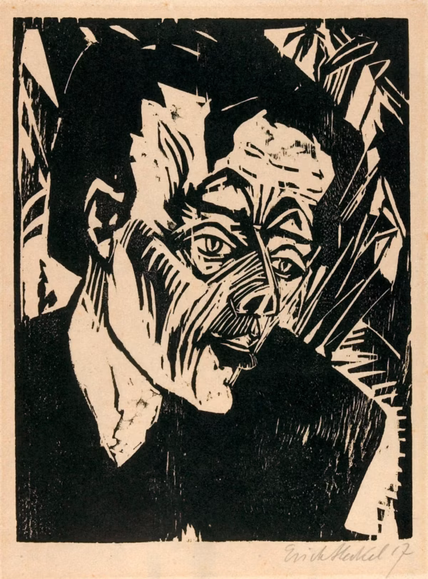 Erich Heckel, &bdquo;Roquirol&rdquo;, drzeworyt, 1917 r. Metropolitan Museum of Modern Art (MET) Nowy Jork